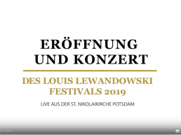 Eröffnung und Konzert 2019 Video Mitschnitt